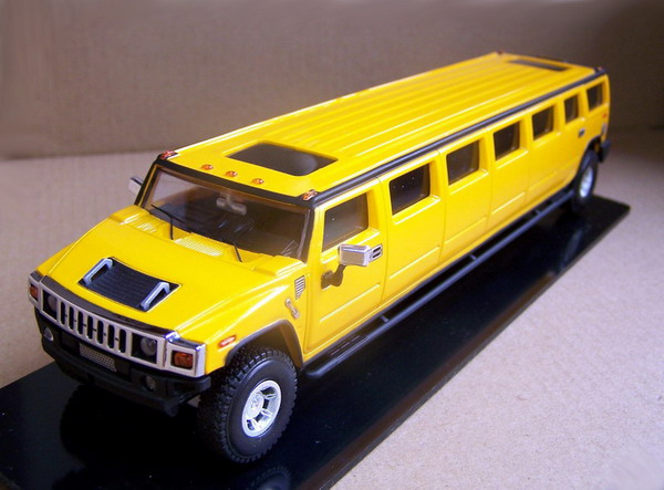 Модель 1:43 Hummer H2 Limousine - yellow