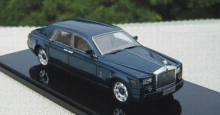 Модель 1:43 Rolls-Royce Phantom LWB (с открывающимися дверьми) - blue met