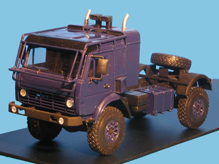 Модель 1:43 КамАЗ-4911 шасси - синий
