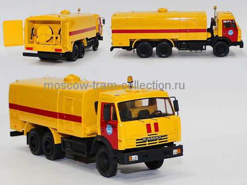 Модель 1:43 КО-512 (шасси КамАЗ-53229) - жёлтый