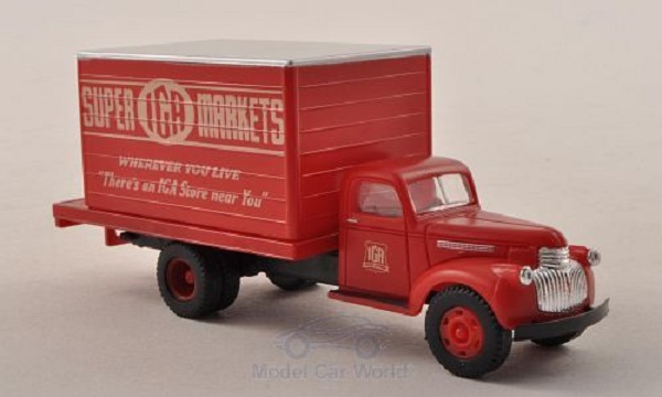 chevrolet delivery truck, iga supermarkets 194154 Модель 1:87