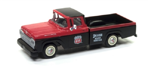 ford f-100 pickup philips 66 service - red/black 226155 Модель 1:87