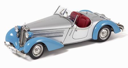 audi front 225 roadster - blue silver (l.e.4000pcs) M-075B Модель 1:18