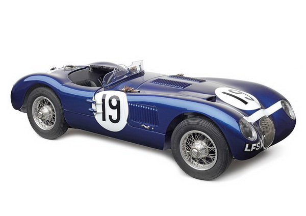Модель 1:18 Jaguar C-Type №19 Ecurie Ecosse (Ian Stewart - Ninian Sandersson) - blue
