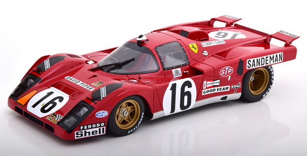 Модель 1:18 Ferrari 512M №16, 24h Le Mans 1971 Craft/Weir