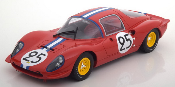 Модель 1:18 Ferrari Dino 206 S №25 24h Le Mans (Vaccarella - Casoni)