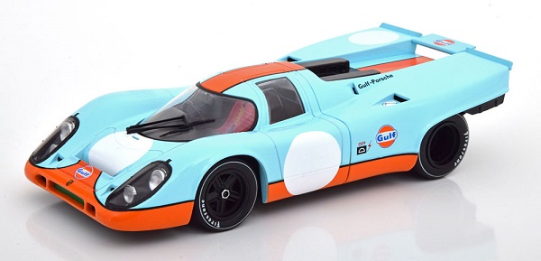 Модель 1:18 Porsche 917K Version 1 without start number «Gulf» with Decals for 8 DIFFERENT race