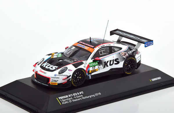 Модель 1:43 Porsche 911 (991) GT3 R №17 GT-Masters Nürburgring (Timo Bernhard - K.Estre) (IXO)