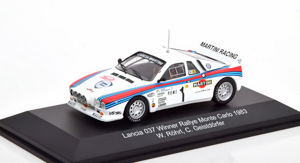 Модель 1:43 Lancia 037 №1 «Martini» Winner Rallye Monte-Carlo (Walter Röhrl - Christian Geistdörfer)