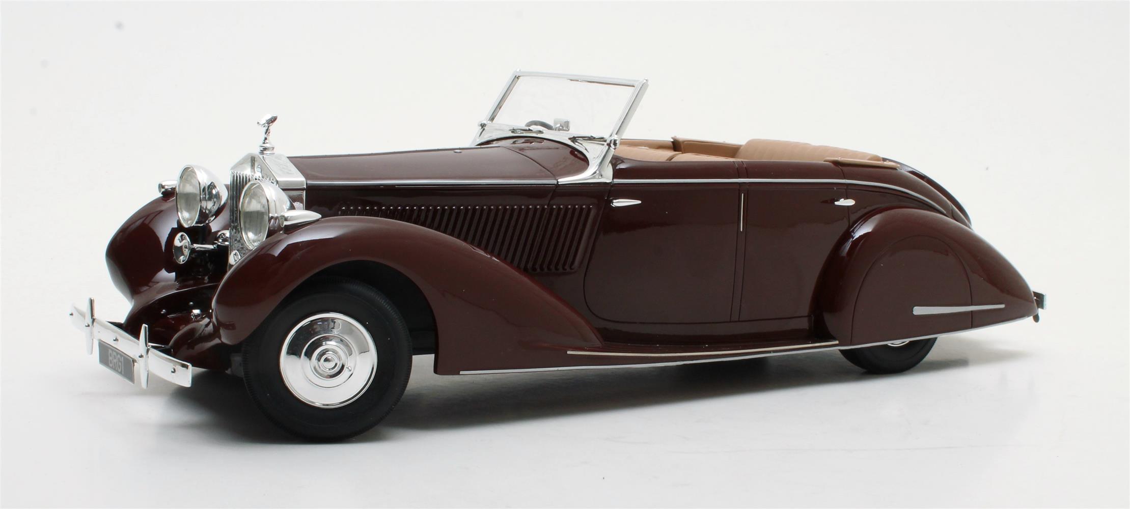 Модель 1:18 Rolls-Royce 25-30 Gurney Nutting All Weather Tourer - 1937 - Maroon