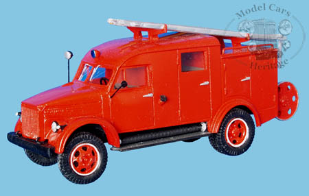 Модель 1:43 ПМГ-5 Автонасос АН-25 (52) модель (Московский завод пожарных машин)