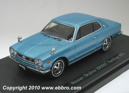 Модель 1:43 Nissan Skyline 2000GT HT C10 - blue