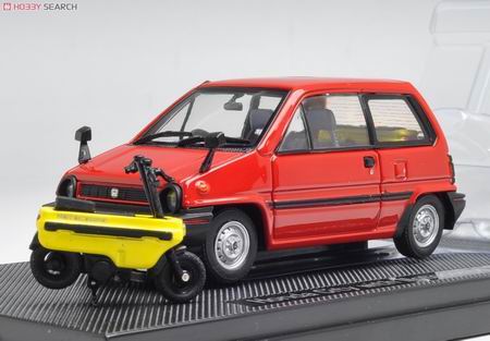 Модель 1:43 Honda City w/ Motocompo - red