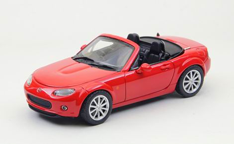 Модель 1:43 Mazda Roadster MX-5 - red/tan