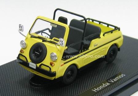 honda vamos (4-seat) - yellow 43776 Модель 1:43
