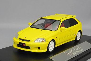 Модель 1:43 Honda Civic Type-R (EK9) - yellow