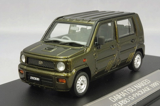 Модель 1:43 Daihatsu Naked Turbo G - olive green