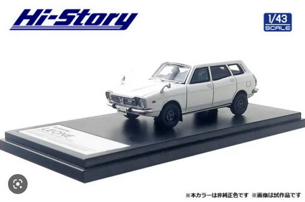 Subaru Leone Estate Van 4WD - white HS251WH Модель 1:43