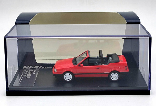 Модель 1:43 Mazda Familia Cabriolet 1986 - Red