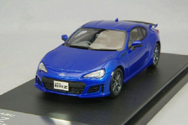 Модель 1:43 Subaru BRZ STI Sports Cool Gray Khaki - WR blue