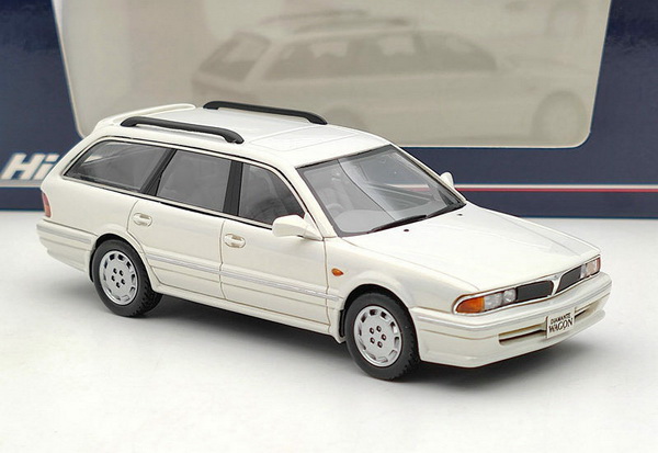 mitsubishi diamante wagon 1993 - white HS326WH Модель 1:43