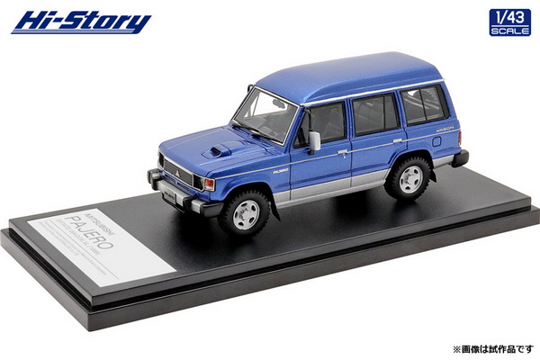Mitsubishi Pajero Estate Wagon XL (1988) - Blue HS341BL Модель 1:43