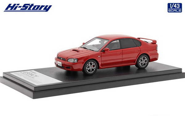 Subaru Legacy B4 Blitzen 2003 Model (2003) Premium Red HS369RE Модель 1:43