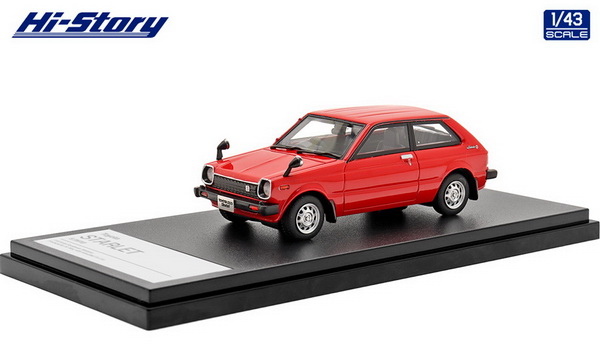 toyota starlet kp61 1978 (early) - red HS387RE Модель 1:43