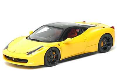 Модель 1:43 Ferrari 458 Italia Ywllow /Black roof /Sports Wheels