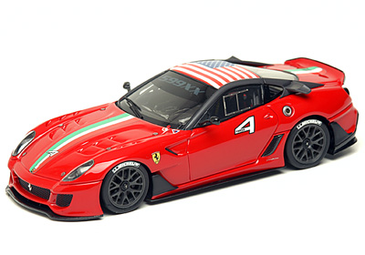 Модель 1:43 Ferrari 599XX 599XX Program №4 - red