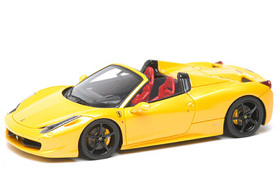 Модель 1:43 Ferrari 458 Spider Pearl Yellow /Sports Wheels