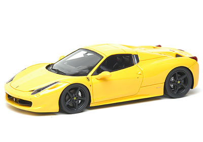 Модель 1:43 Ferrari 458 Spider (roof closed) - Yellow