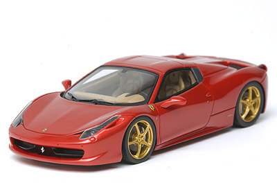 Модель 1:43 Ferrari 458 Spider (roof closed) - Metallic Red