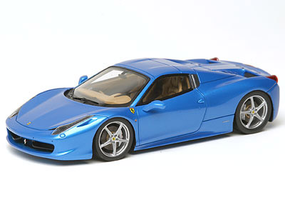 Модель 1:43 Ferrari 458 Spider (roof closed) - Metallic Blue