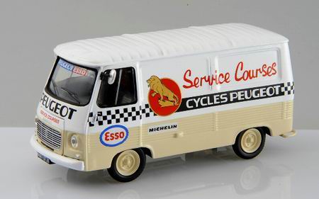 Модель 1:43 Peugeot J7 «Service Course Cycles Peugeot - Esso»