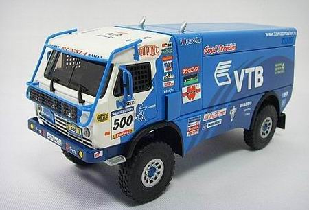 Модель 1:43 КамАЗ-4911 / KamAZ-4911 №500 RaceTruck Paris-Dakar (V.Chagin - S.Yakubov - S.Savostin)