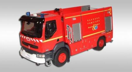 renault kerax fourgon pompiers meurthe - moselle 113860 Модель 1:43