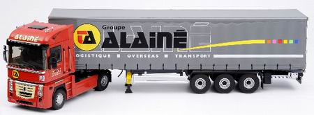 Модель 1:43 Renault Magnum Tautliner Transports Alaine