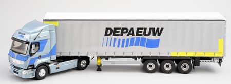 renault premium dxi tautliner «depaeuw» transport 114133 Модель 1:43