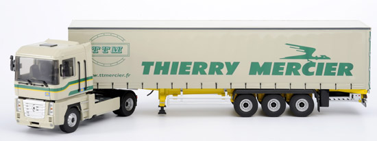 renault magnum 3 tautliner transports thierry mercier 114483 Модель 1:43