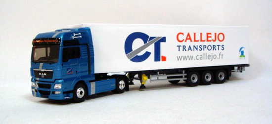 Модель 1:43 MAN TGX XXL Semi Callejo Transports