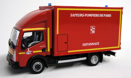 renault maxity "sapeurs pompiers de paris" (пожарный) 115100 Модель 1:43