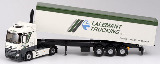 mercedes-benz actros mp4 «lalemant trucking» с п/прицепом 115246 Модель 1:43