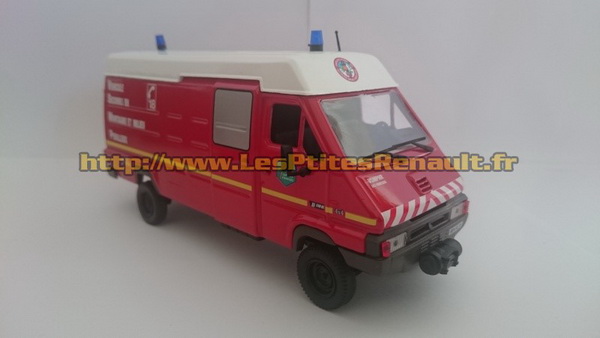 renault b110 4x4 "pompiers du jura" (пожарный) 1993 115504 Модель 1:43