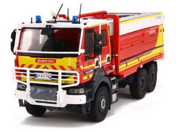 renault kerax 6x6 ccfs 9000 "securite civile corse" (пожарный) 2018 115938 Модель 1:43