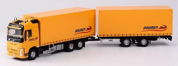 volvo fh4 500 6x4 грузовик с прицепом «doumen» 116403 Модель 1:43