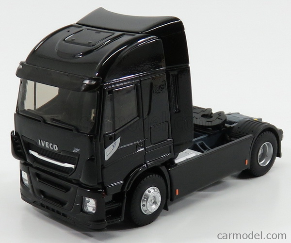 iveco stralis 570xp tractor truck 2-assi - black (l.e.for carmodel) 116499 Модель 1:43