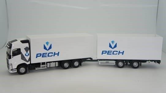 volvo fh4 500 грузовик с прицепом "pech" 116682 Модель 1:43