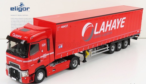 renault t high semi tautliner lahaye cargo logistics 117152 Модель 1:43