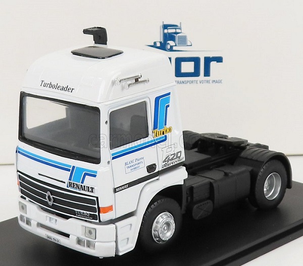 renault - r420 turbo intercooler tractor truck 2-assi blanc pierre transports 1986 117434 Модель 1:43